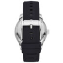 Michael Kors Men's Cunningham Black Silicone Blue Dial 44mm Watch - MK7160